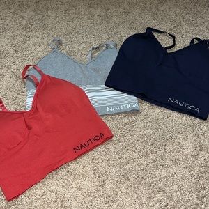 Bundle of Nautica intimates sport bras. NWOT.